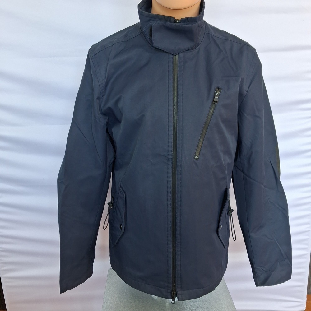 Banana Republic Mens Navy Water Resistant Field Jacket Medium Reinforced Elbow